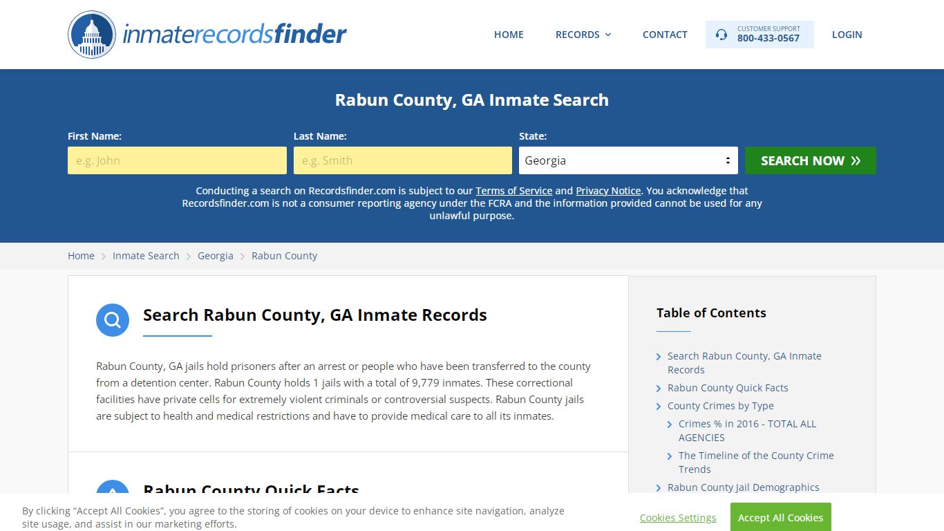 Rabun County, GA Inmate Lookup & Jail Records Online